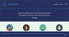 Desktop Screenshot of dzieciecafizyka.pl